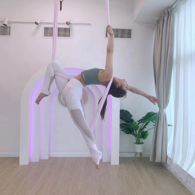 Yoga Trapeze Swing - Trapezio Aereo Professionale Nero da 8