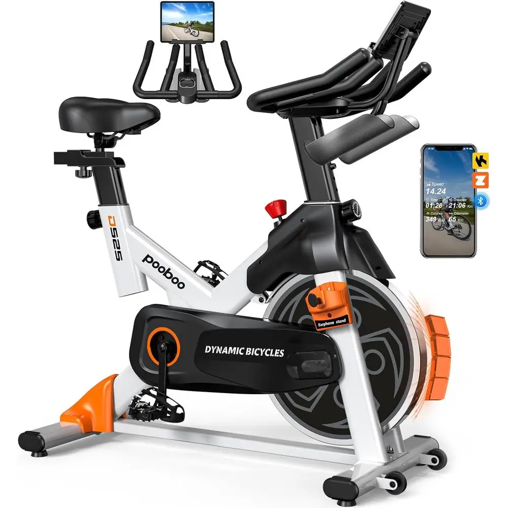 Home Gym App - Cyclette Magnetica Silenziosa con App, Capacità