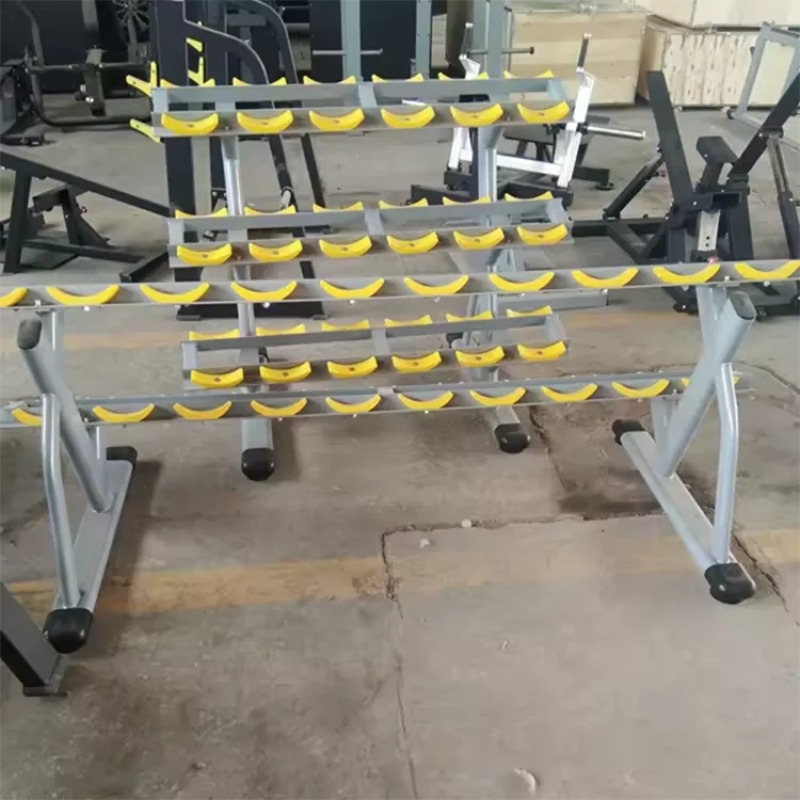 Home Gym Practice - Pratico Supporto in Acciaio per Manubri,