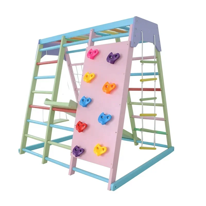 Home Gym Equipment Set - Set da arrampicata in legno per