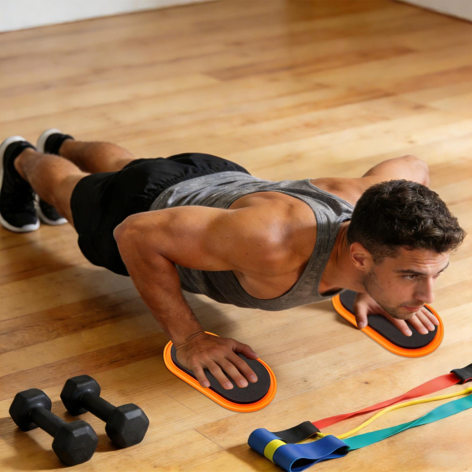 Home Gym Daily Routine - Slider per Allenamento a Forma Ovale,