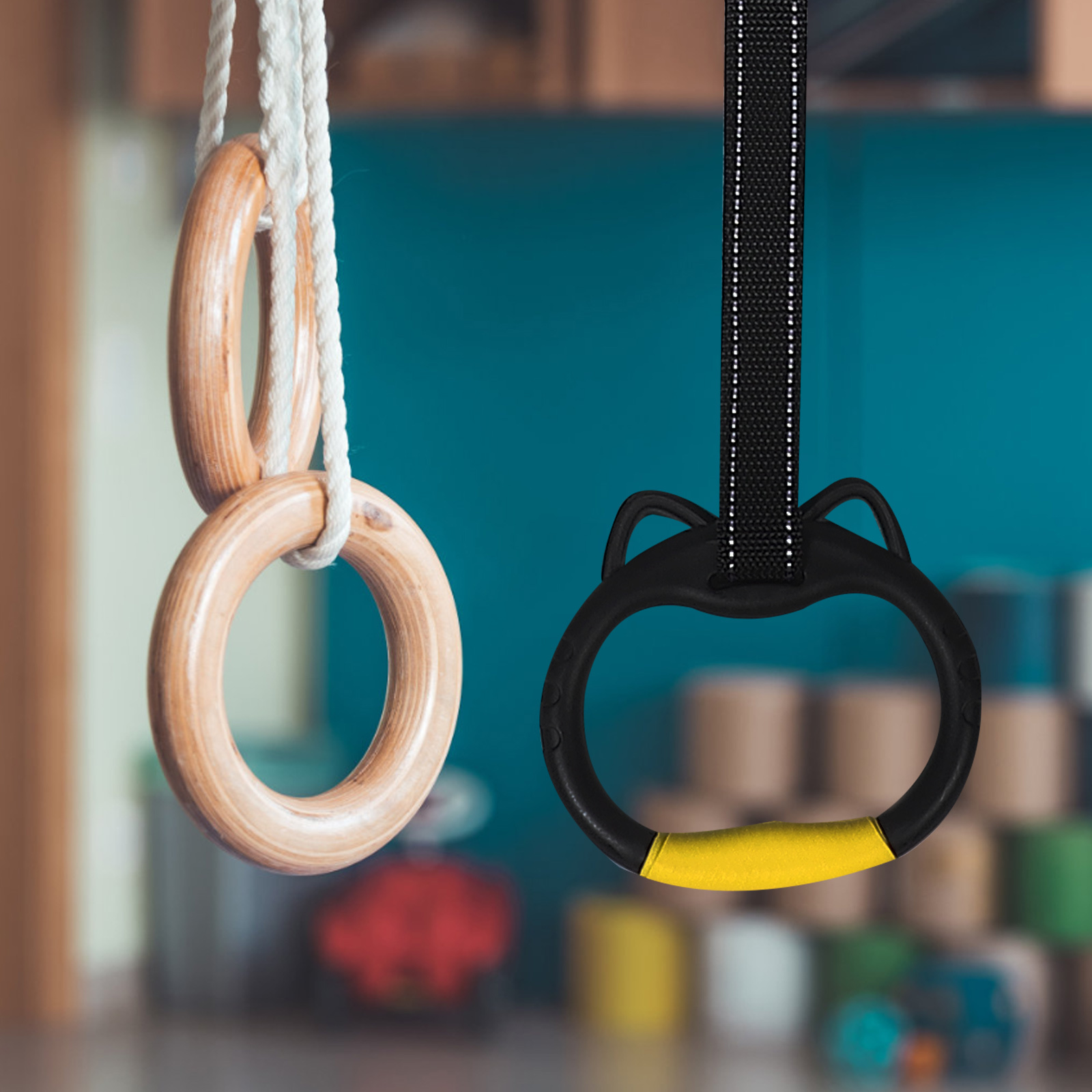 1 set 1 set anelli da ginnasti - Home Gym Equipment Set recensione e prezzo