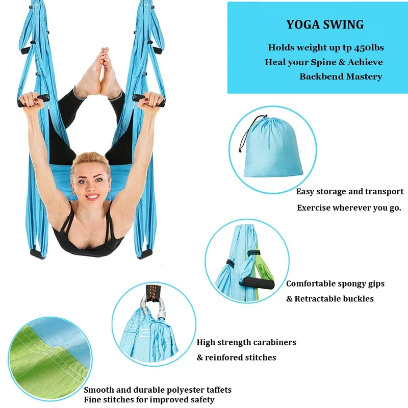 Amaca per Yoga Aereo con 6 Man - Yoga Trapeze Swing recensione e prezzo