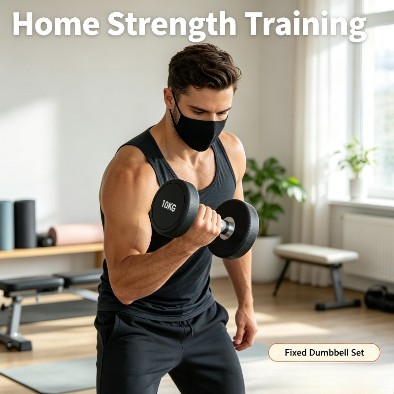Set di Manubri Fissi 5kg 10kg  - Home Gym Equipment Set recensione e prezzo