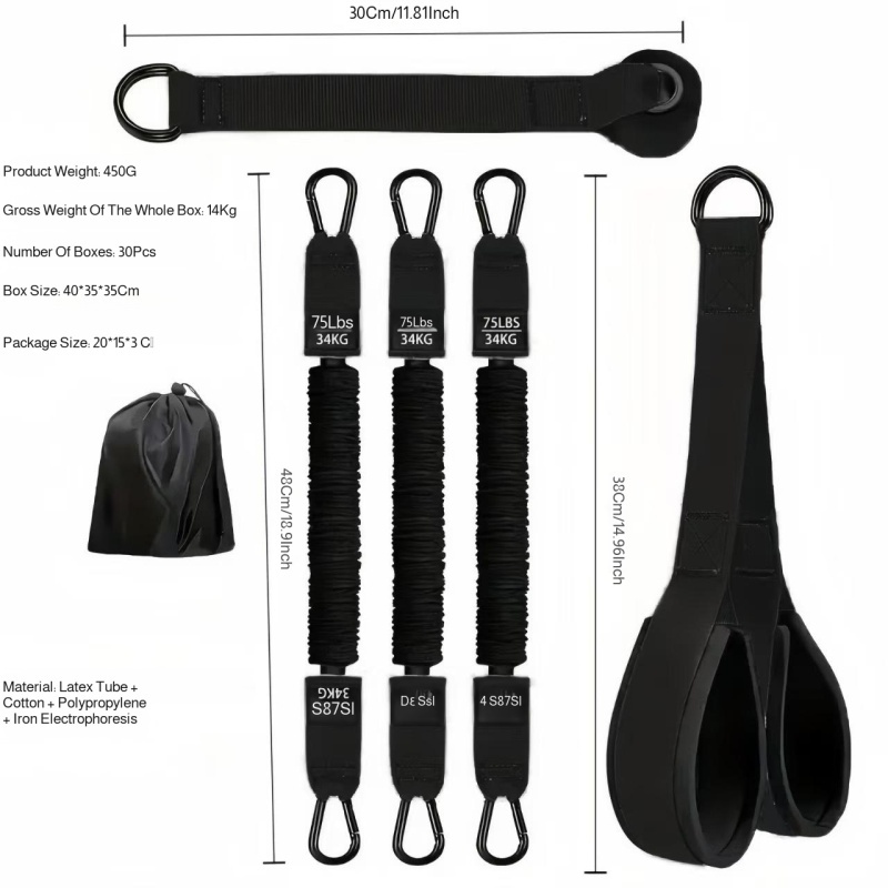 Set di Fasce Elastiche per All - Home Gym Equipment Set recensione e prezzo